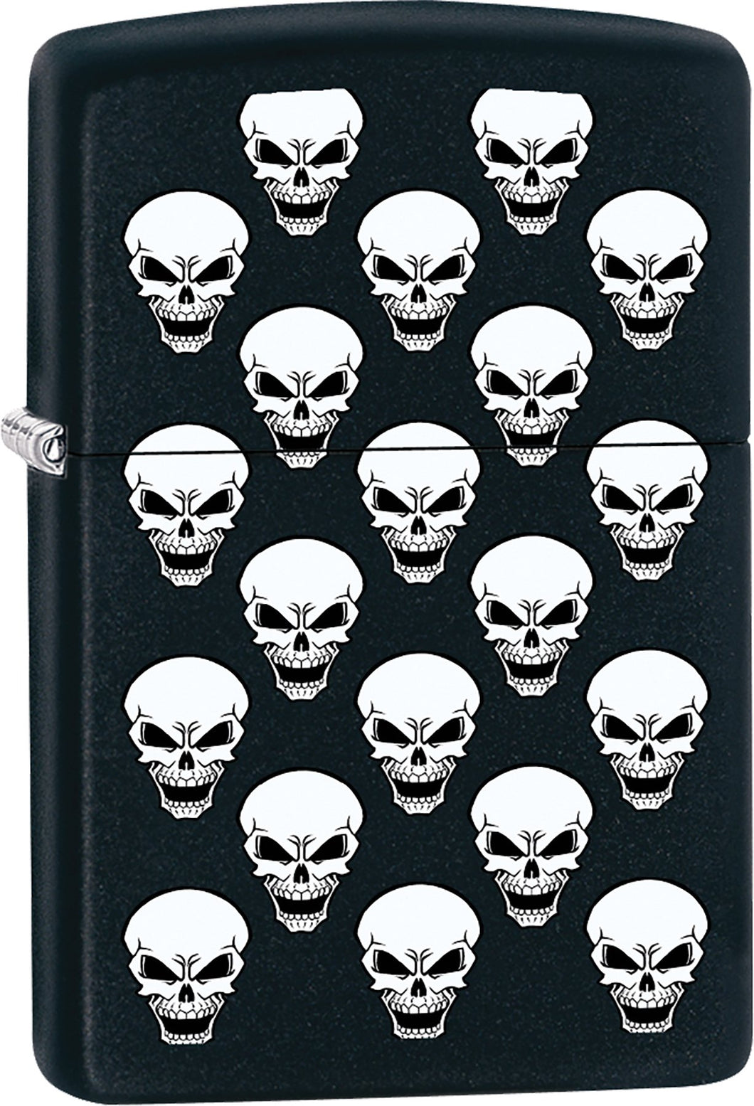 Zippo Lighter - White Skulls