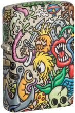 Load image into Gallery viewer, Zippo Lighter - Custom Message Engrave Crazy Collage, 540 Color - Matte 48394
