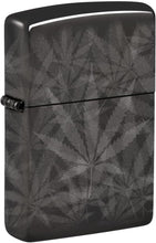 Load image into Gallery viewer, Zippo Lighter - Customized Message on Leaf , Photo 360 - High Polish Black 48924
