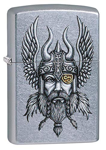 Zippo Lighter- Personalized Engrave on Viking Design Warrior #29871