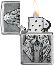 Load image into Gallery viewer, Zippo Lighter- Personalized Cross Prayer Anne Stokes Gothic Woman #49756
