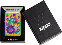 Load image into Gallery viewer, Zippo Lighter - Custom Message Engrave Vintage Flowers Design Multi-Color 48997
