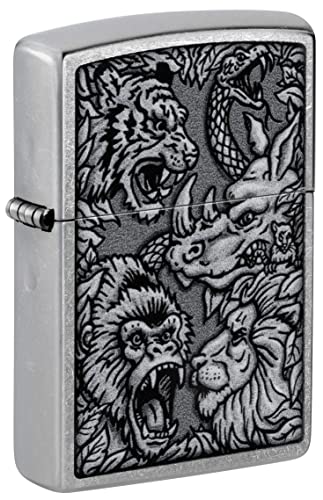 Zippo Lighter- Personalized Engrave Jungle Design #48567