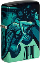 Load image into Gallery viewer, Zippo Lighter- Personalized Engrave for Skull Series2 Mermaid 48605
