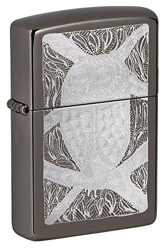 Zippo Lighter- Personalized Engrave John Smith Gumbula Design Gumbula Owl 49612