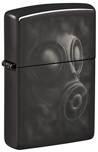 Zippo Lighter- Personalized Engrave for Special Designs Gas Mask Design 48588