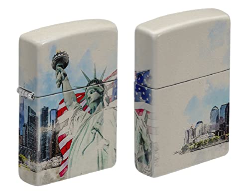 Zippo Lighter- Personalized Engrave USA City States NY Statue of Liberty #Z6012