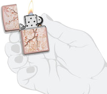 Load image into Gallery viewer, Zippo Lighter- Personalized Engrave Power Japanese Cherry Blossom 49486
