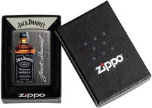 Load image into Gallery viewer, Zippo Lighter- Personalized Message Engrave for Jack Daniel&#39;s Black Matte #49321
