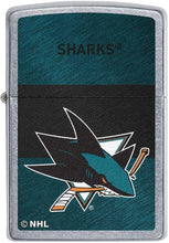 Load image into Gallery viewer, Zippo Lighter- Personalized Message Engrave for San Jose Sharks NHL Team #48051
