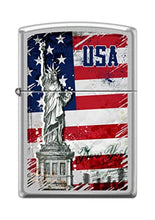 Load image into Gallery viewer, Zippo Lighter- Personalized Engrave for USA Statue Liberty Flag New York #Z5159
