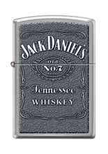 Load image into Gallery viewer, Zippo Lighter- Jack Daniels Brushed Chrome Windproof Lighter #Z231
