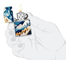 Load image into Gallery viewer, Zippo Lighter - Custom Engraved with Your Message for Mountain Collage Design 540 Matte Pocket Lighter 46262
