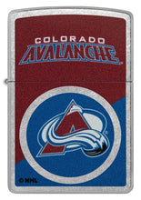 Load image into Gallery viewer, Zippo Lighter - Custom Engraved with Your Message for NHL Colorado Avalanche 2024 Street Chrome Pocket Lighter 46187
