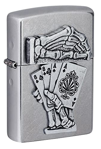 Zippo Lighter- Personalized Engrave Ace of SpadesZippo Dead Mans Hand 49536