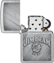 Load image into Gallery viewer, Zippo Jim Beam Logo Street Chrome Pocket Lighter
