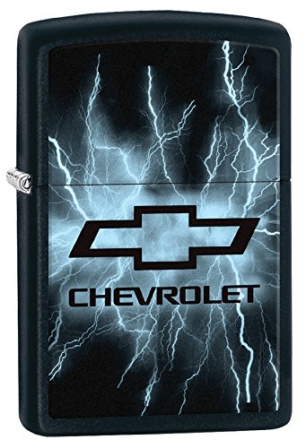 Zippo Lighter- Personalized Engrave for Chevy Chevrolet Black Matte Z477