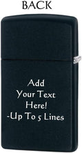 Load image into Gallery viewer, Zippo Lighter- Personalized Engrave on Slim Size Red Line #1618ZB

