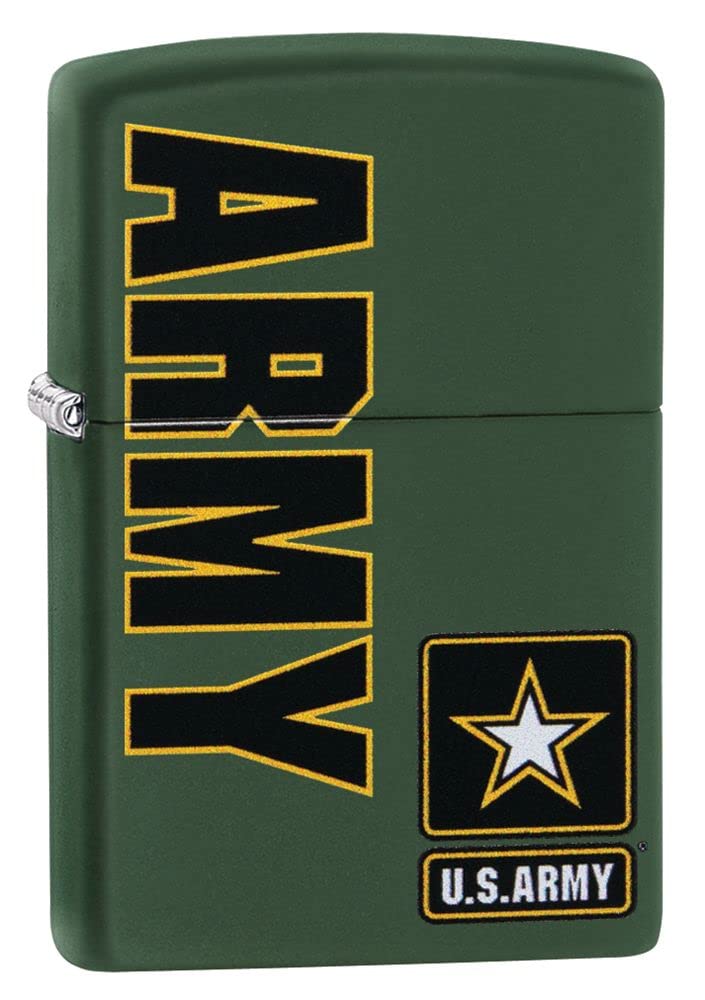 Zippo Lighter- Personalized Engrave for U.S. Army Military Military Z5217