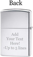 Load image into Gallery viewer, Zippo Lighter- Personalized Message I Love You to The Moon and Back #Z5507
