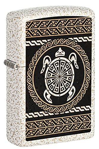 Zippo Lighter-Personalized Engrave for Turtle Design Mercury Glass Finish 49665