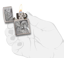 Load image into Gallery viewer, Zippo Lighter- Personalized Engrave Patriotic Eagle with Stars #20895

