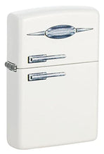 Load image into Gallery viewer, Zippo Lighter- Personalized Message for Retro Fridge Design1 White Matte #49636
