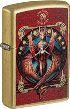 Load image into Gallery viewer, Zippo - Customized Message on Anne Stokes Copperwing Dragon Street Brass 46689

