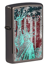 Load image into Gallery viewer, Zippo Lighter- Personalized Engrave Americana Eagle USA Flag Patriotic 49663
