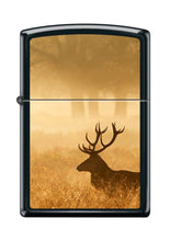 Load image into Gallery viewer, Zippo Lighter- Personalized Message Engrave for Deer in Mist Black Matte #Z5148
