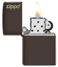 Load image into Gallery viewer, Zippo Lighter - Personalized Custom Message Engrave on Classic with Zippo Logo Windproof Lighter
