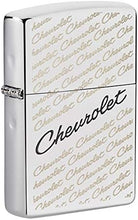 Load image into Gallery viewer, Zippo Lighter- Personalized Engrave for Chevy Chevrolet Brushed Chrome 49305
