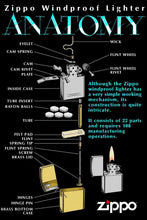 Load image into Gallery viewer, Zippo Lighter - Personalized Custom Message Engrave on Back on Mushroom Windproof Zippo Lighter (Black Matte Z1094)
