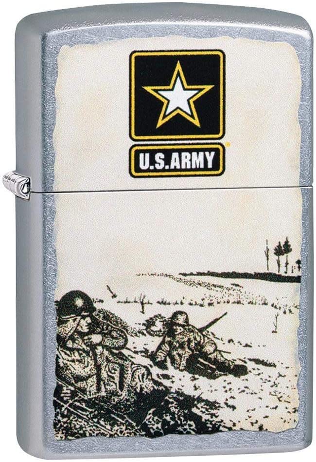 Zippo Lighter-Personalized Engrave for U.S. Army USA Military Army Battle 49152