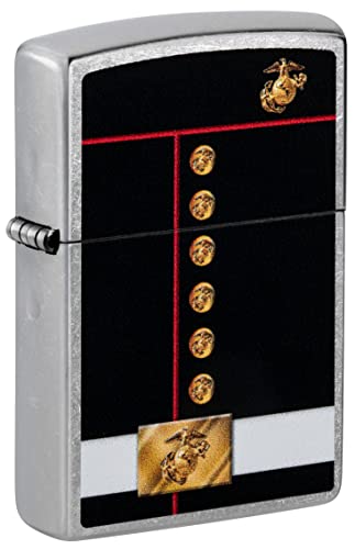 Zippo Lighter- Personalized Engrave for U.S Marines Corps Dress Blues #48550