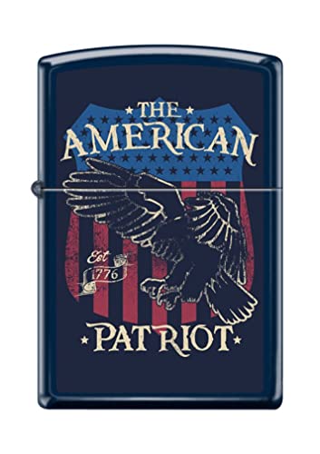 Zippo Lighter- Personalized Engrave Americana Eagle Prey USA Flag Navy #Z5254