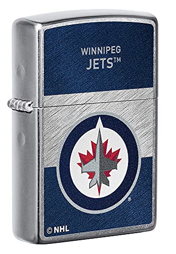 Zippo 2021 NHL Winnipeg Jets Street Chrome Pocket Lighter