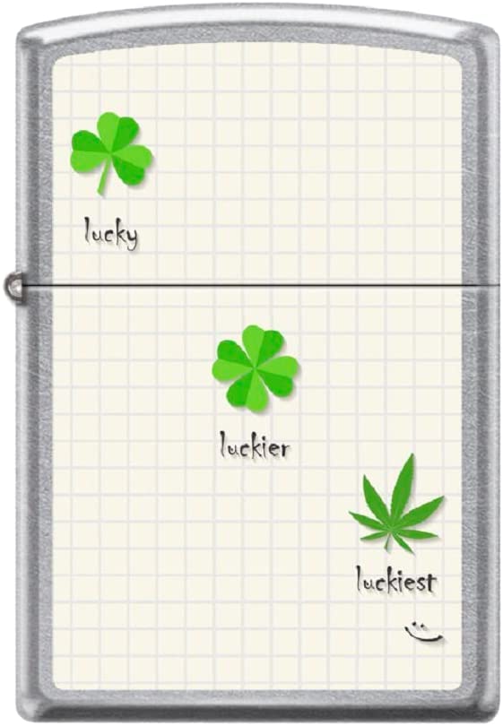 Zippo Lighter – Personalized Custom Message Engraved Windproof Lighter, Lucky Designs