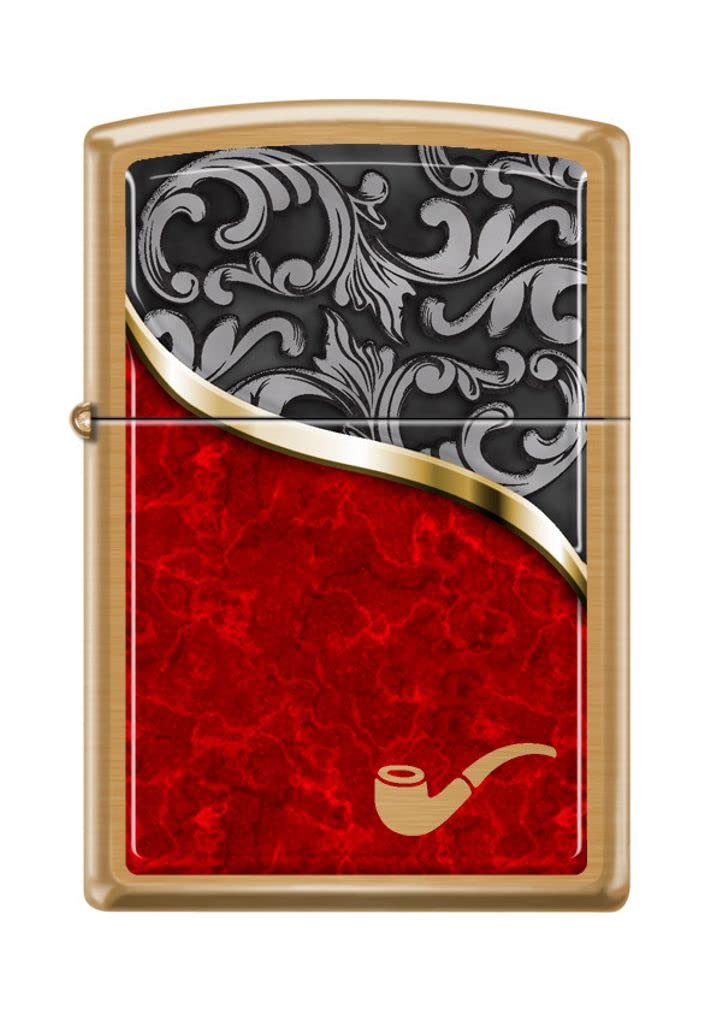 Zippo Lighter - Personalized Custom Message Engraved on Backside for Pipe Insert Windproof Lighter