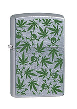 Load image into Gallery viewer, Zippo Lighter- Personalized Engrave for Leaf Designs Leaf and Skulls
