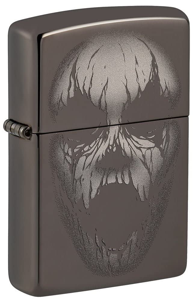 Zippo Lighter - Personalized Message Engraved on Backside Zombie Design Windproof Lighter (Monster #49799)