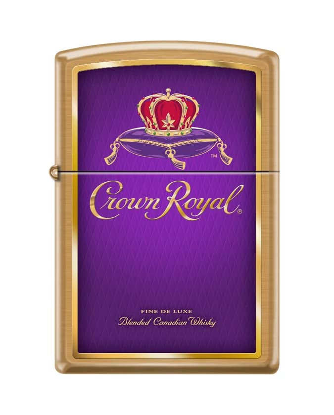 Zippo Lighter- Personalized Message for Crown Royal Crown Royal Spirits #Z5350