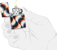 Load image into Gallery viewer, Zippo Lighter - Customized Message Funky Pattern 540 Matte Pocket Lighter 46566
