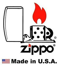 Load image into Gallery viewer, Zippo Lighter - Personalized Custom Message Engrave on Back on Mushroom Windproof Zippo Lighter (Black Matte Z1094)
