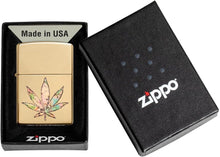 Load image into Gallery viewer, Zippo Lighter- Personalized Engrave for Leaf Designs High Polish #49240
