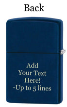 Load image into Gallery viewer, Zippo Lighter - Personalized Customize Message Engrave on Backside for Zippo Brand Design Logo Lighter (Zippo Design 48721)
