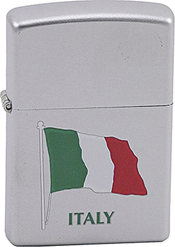 Zippo Lighter- Personalized Message Italy Italian Flag Windproof Lighter #Z198