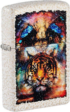 Load image into Gallery viewer, Zippo Psychedelic Tiger Design Mercury Glass Pocket Lighter
