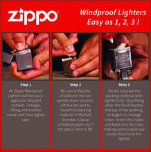 Load image into Gallery viewer, Zippo Lighter - Personalized Customize Message Engrave on Backside for Zippo Brand Design Logo Lighter (Windy Girl Vintage Z5436)
