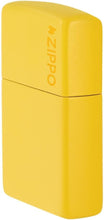 Load image into Gallery viewer, Zippo Customized Message Sunflower Yellow Lemon Color with Zippo Logo - 46019ZL
